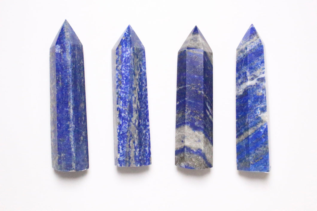 Gourde verre & pierre Lapis-Lazuli